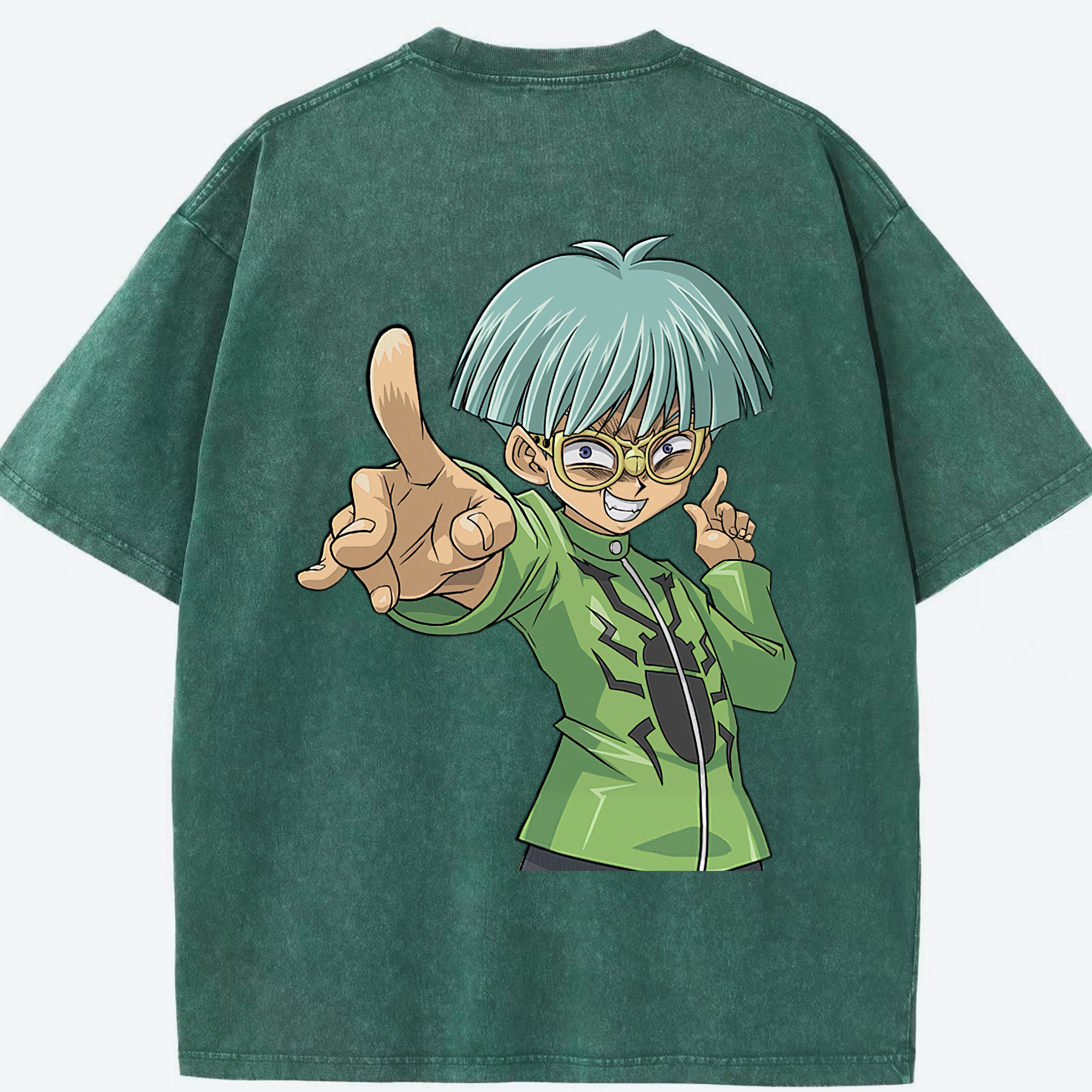 （画像用） 遊☆戯☆王 Yu-Gi-Oh! 綿100% ヴィンテージ風 半袖Tシャツ（背面プリント）